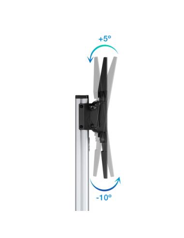 TooQ Hera Soporte de Suelo de Aluminio con Ruedas para Pantalla 37"-86"