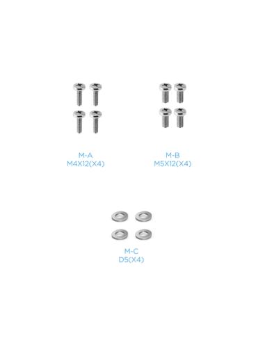 TooQ Soporte de Mesa para 3 Pantallas 17"-27", Negro