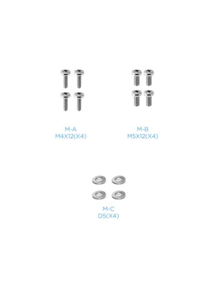 TooQ Soporte de Mesa para 3 Pantallas 17"-27", Negro