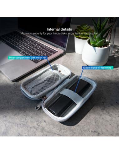 TooQ Estuche Protector para Caja Externa M2, Gris
