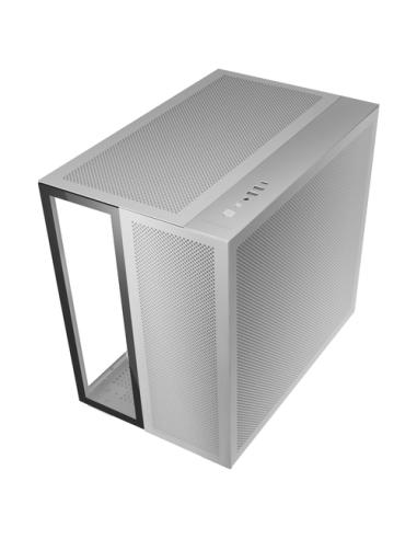 Mars Gaming MC-Nova, Torre Gaming Custom XXL E-ATX Aluminio, Doble Ventana Completa Cristal Templado, Estructura Modular Doble C