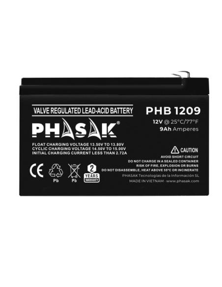 Phasak Batería 12V 9Ah - PHB 1209