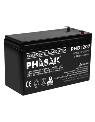 Phasak Batería 12V 7Ah - PHB 1207