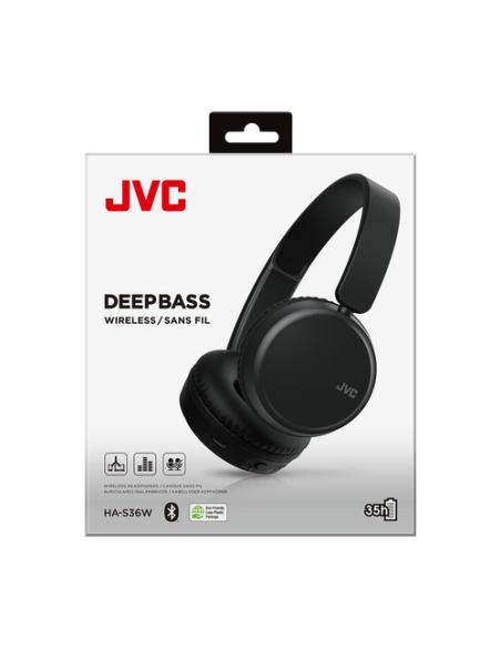JVC HA-S36W Auriculares Inalámbrico Diadema Llamadas/Música Bluetooth Negro