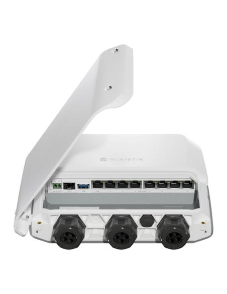 Mikrotik RB5009UPr+S+OUT router 2.5 Gigabit Ethernet, Gigabit Ethernet Blanco
