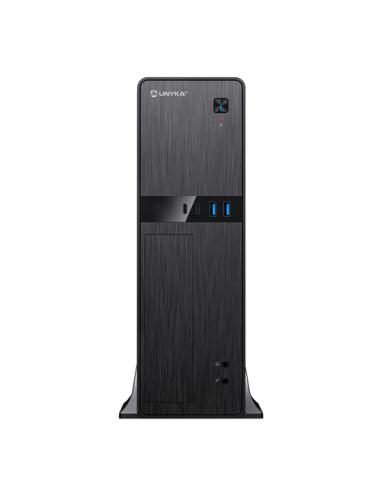 UNYKAch Caja Ordenador Micro ATX UK2011 Con Fuente de Alimentación SFX de 450W incluida, 2 Conectores USB 3.0 y 2 Conectores Typ