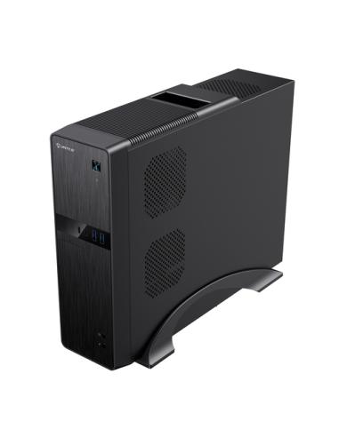 UNYKAch Caja Ordenador Micro ATX UK2011 Con Fuente de Alimentación SFX de 450W incluida, 2 Conectores USB 3.0 y 2 Conectores Typ