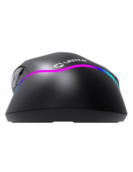 UNYKAch UK505451 ratón Juego Ambidextro USB tipo A Óptico 6400 DPI
