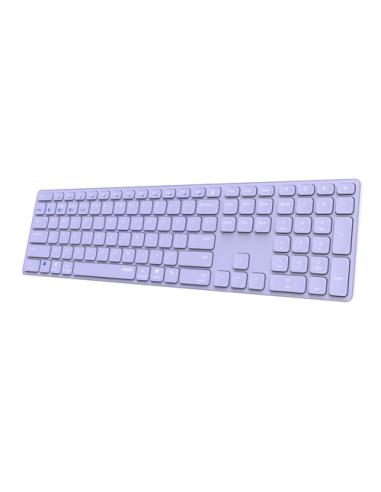 Rapoo E9800M teclado Universal Bluetooth QWERTY Púrpura