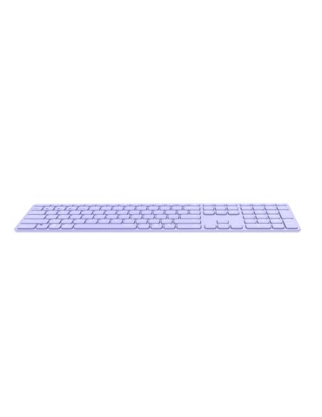 Rapoo E9800M teclado Universal Bluetooth QWERTY Púrpura