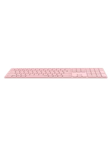 Rapoo E9800M teclado Universal Bluetooth QWERTY Rosa