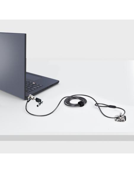 StarTech.com NBLWK-LAPTOP-LOCK cable antirrobo Negro, Plata 2 m