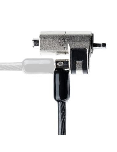 StarTech.com NANOK-LAPTOP-LOCK cable antirrobo Negro, Plata 2 m