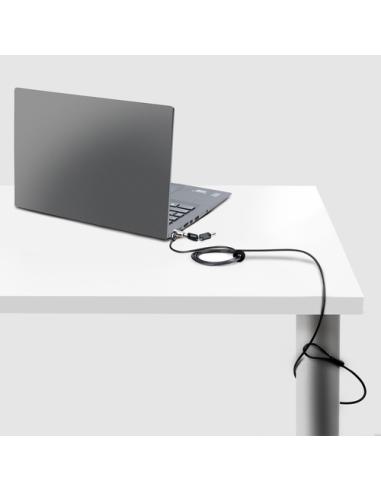 StarTech.com NANOK-LAPTOP-LOCK cable antirrobo Negro, Plata 2 m