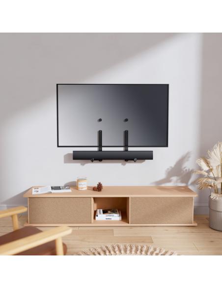 AISENS Soporte Universal para Barra de Sonido, Negro