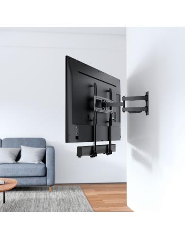 AISENS Soporte Universal para Barra de Sonido, Negro