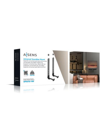 AISENS Soporte Universal para Barra de Sonido, Negro
