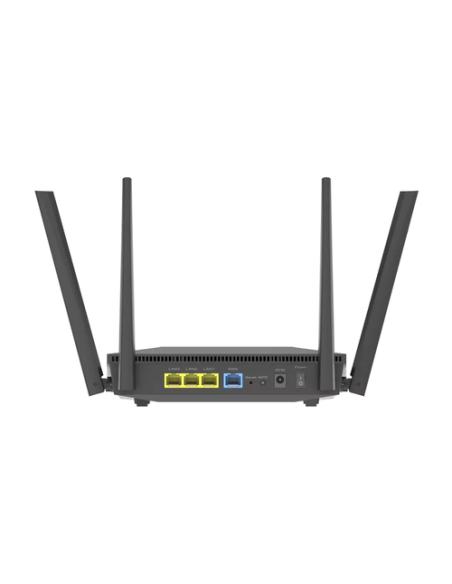 ASUS RT-AX52 AX1800 AiMesh router inalámbrico Gigabit Ethernet Doble banda (2,4 GHz / 5 GHz) Negro