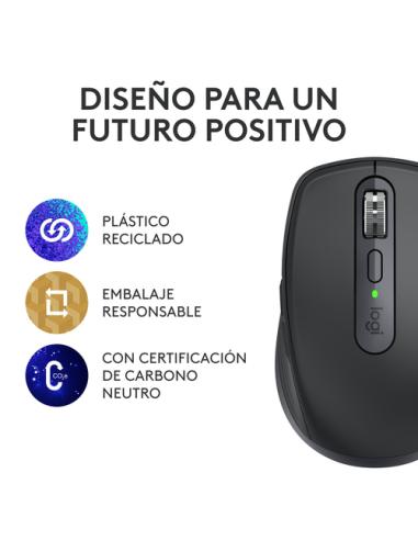 Logitech 910-006929 ratón Oficina mano derecha RF Wireless + Bluetooth Laser 8000 DPI