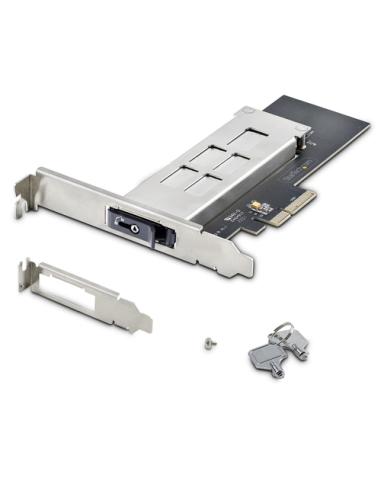 StarTech.com Tarjeta PCIe x4 a SSD NVMe M.2 - Rack Móvil Backplane con Bandeja Removible Hot Swap Intercambiable en Caliente - B