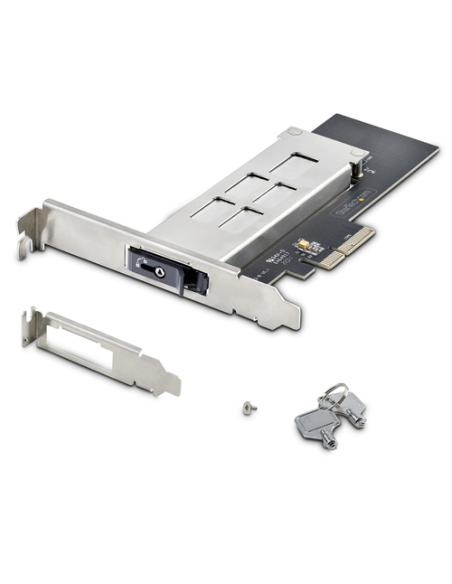 StarTech.com Tarjeta PCIe x4 a SSD NVMe M.2 - Rack Móvil Backplane con Bandeja Removible Hot Swap Intercambiable en Caliente - B