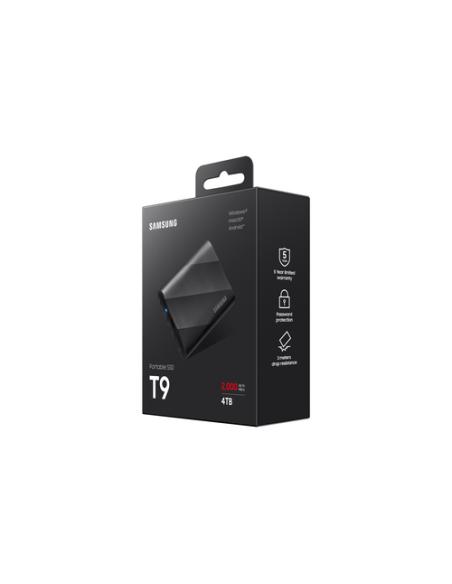 Samsung MU-PG4T0B 4 TB USB Tipo C 3.2 Gen 2 (3.1 Gen 2) Negro