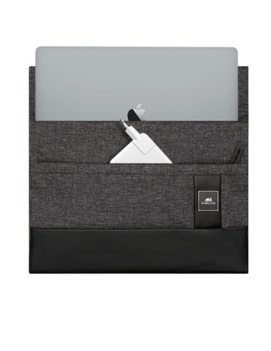 Rivacase 8802 maletines para portátil 33,8 cm (13.3") Funda Negro, Gris