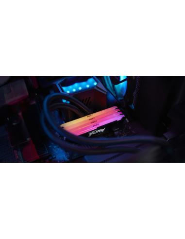 Kingston Technology FURY Beast 32GB 3200MT/s DDR4 CL16 DIMM (Kit de 2) 1Gx8 RGB
