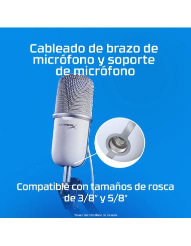 Micrófono USB HyperX SoloCast (blanco)