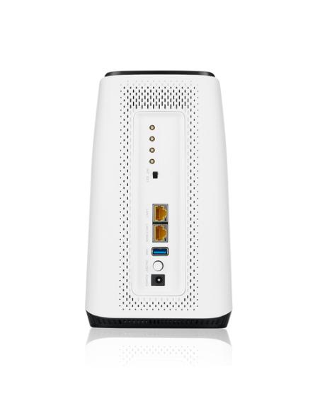 Zyxel FWA510 router inalámbrico Multi-Gigabit Ethernet Tribanda (2,4 GHz/5 GHz/5 GHz) 5G Negro, Blanco