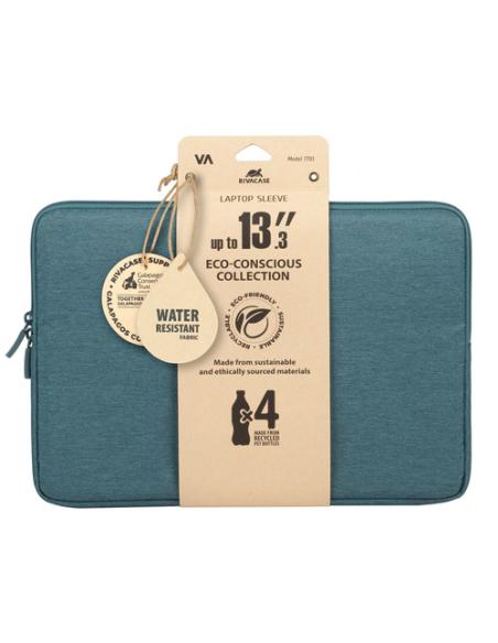Rivacase Suzuka 7703 35,6 cm (14") Funda Color aguamarina
