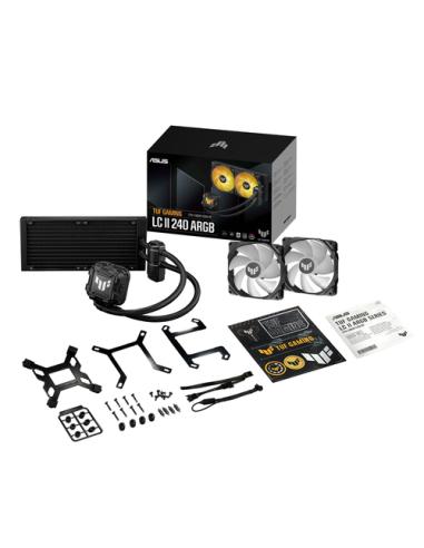 ASUS TUF GAMING LC II 240 ARGB Procesador Kit de refrigeración líquida 12 cm Negro