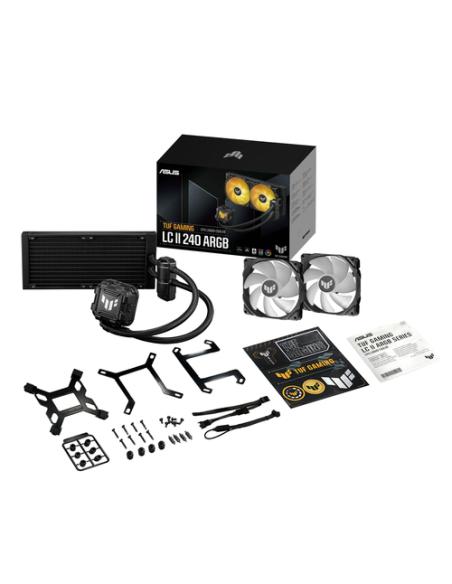 ASUS TUF GAMING LC II 240 ARGB Procesador Kit de refrigeración líquida 12 cm Negro