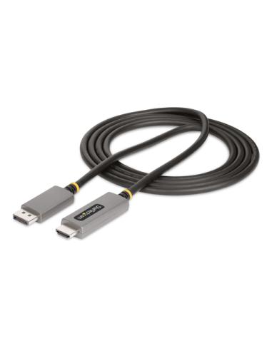 StarTech.com Cable Adaptador de 2m DisplayPort a HDMI - 8K 60Hz - 4K 144Hz - HDR10 - Conversor de Vídeo Activo DP 1.4 a HDMI 2.1