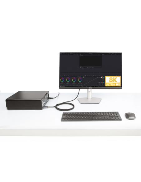 StarTech.com Cable Adaptador de 2m DisplayPort a HDMI - 8K 60Hz - 4K 144Hz - HDR10 - Conversor de Vídeo Activo DP 1.4 a HDMI 2.1