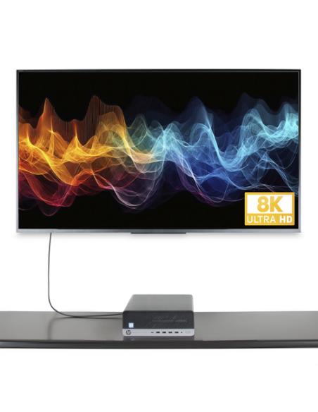 StarTech.com Cable Adaptador de 2m DisplayPort a HDMI - 8K 60Hz - 4K 144Hz - HDR10 - Conversor de Vídeo Activo DP 1.4 a HDMI 2.1