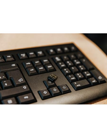 CHERRY KW 3000 teclado Universal RF inalámbrico QWERTY Español Negro