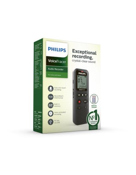 Philips VoiceTracer 8 kHz Negro