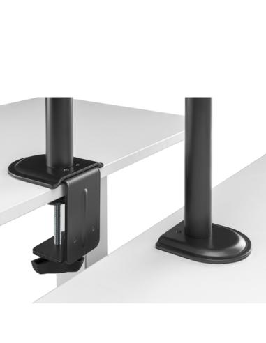 Ewent EW1519 soporte para ordenador portátil Soporte de mesa con estante para ordenador portátil y brazo para monitor Negro 39,6