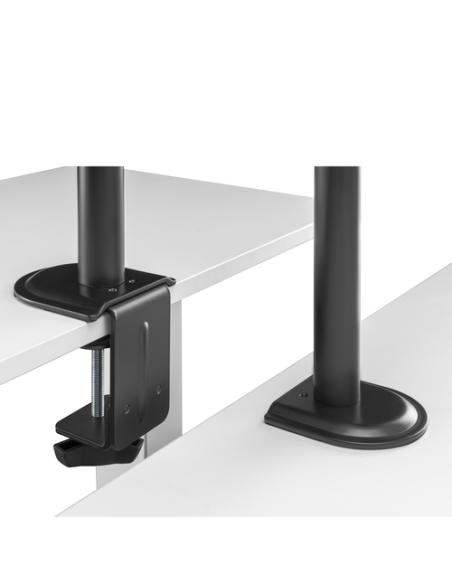 Ewent EW1519 soporte para ordenador portátil Soporte de mesa con estante para ordenador portátil y brazo para monitor Negro 39,6