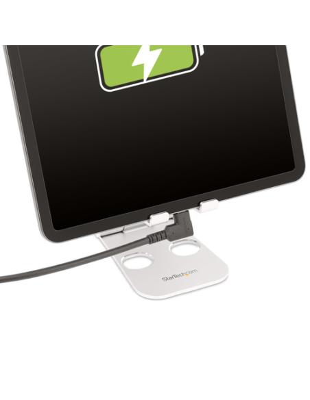 StarTech.com Cable USB-C de 1m - Acodado - USB 10 Gbps - Entrega de Alimentación de 100W (5A) - Modo Alt. de DP 8K 60 Hz / 4K 14