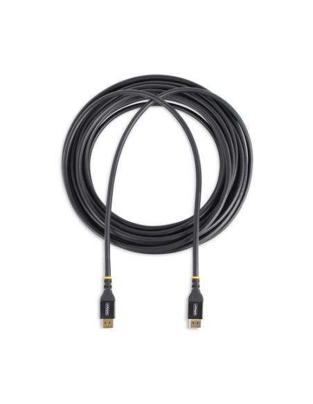StarTech.com Cable de 15m DisplayPort 1.4 Certificado por VESA - Cable DisplayPort DP8K con HBR3 - HDR10 - MST - DSC 1.2 - HDCP 