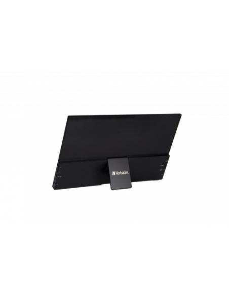 Verbatim 49591 pantalla para PC 35,6 cm (14") 1920 x 1080 Pixeles Full HD LCD Pantalla táctil Negro