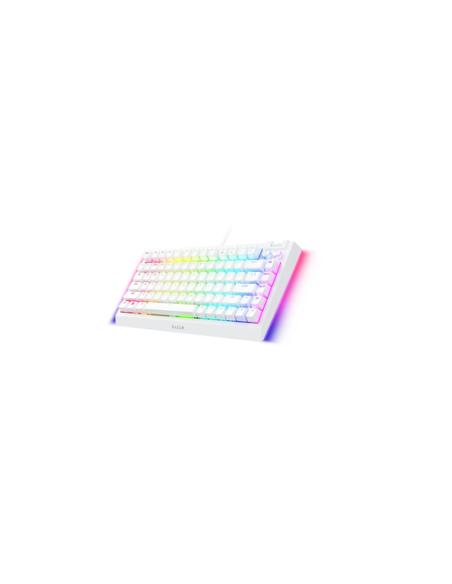 Razer BlackWidow V4 75% teclado Juego USB QWERTY Inglés de EE. UU. Blanco