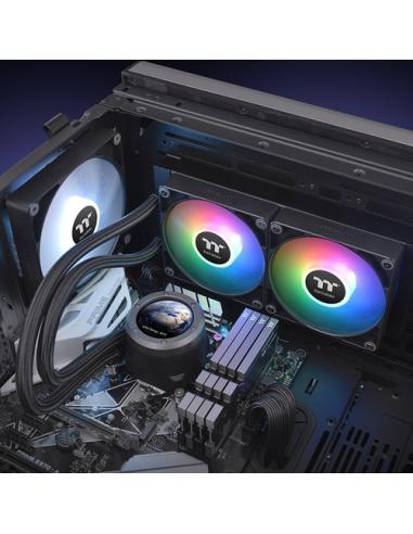 Thermaltake TH240 V2 Ultra Procesador Sistema de refrigeración líquida todo en uno 12 cm Negro 1 pieza(s)