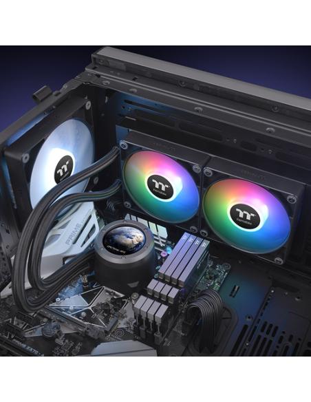 Thermaltake TH240 V2 Ultra Procesador Sistema de refrigeración líquida todo en uno 12 cm Negro 1 pieza(s)