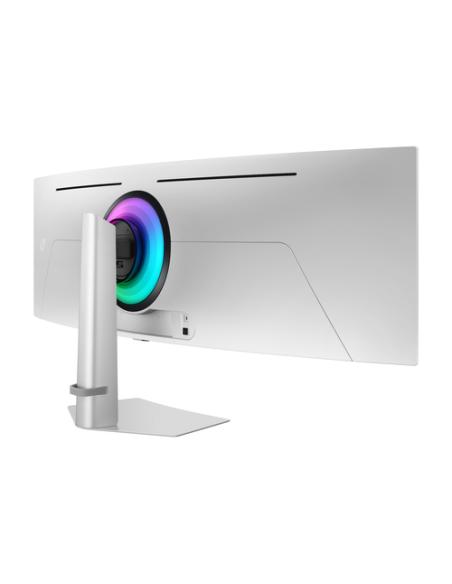 Samsung G93SC pantalla para PC 124,5 cm (49") 5120 x 1440 Pixeles Dual QHD OLED Plata