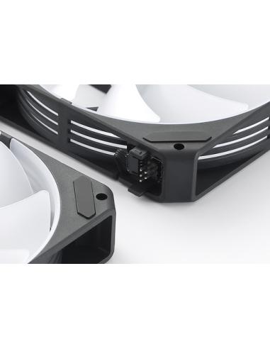 ABYSM Gaming Ventilador Arclight 2.0 Pack 3 en 1 Negro, Iluminación ARGB y Capacidad de Conectarlos en Serie (Clic&Go)