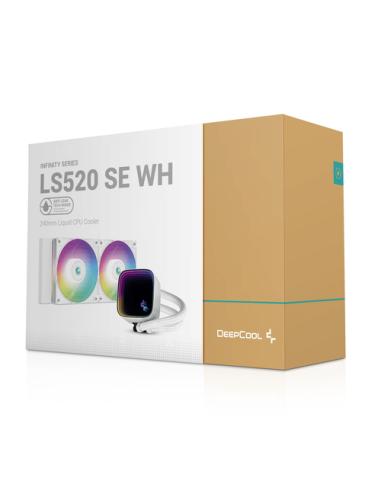 DeepCool LS520 SE WH Procesador Sistema de refrigeración líquida todo en uno 12 cm Blanco 1 pieza(s)