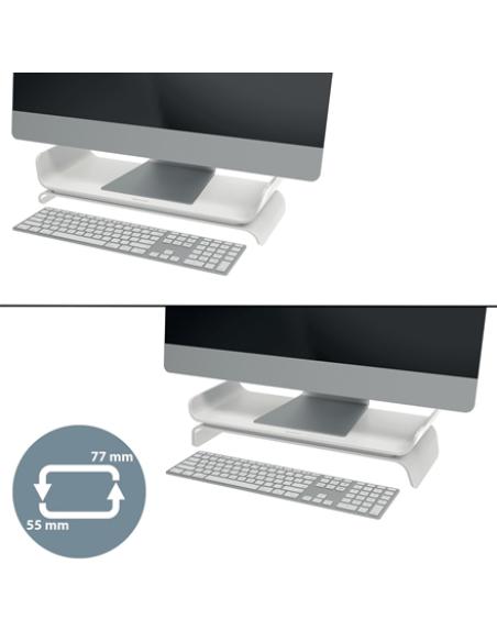 Leitz Ergo Adjustable Monitor Stand 68,6 cm (27") Escritorio Gris